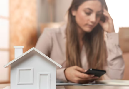 Girl looking at the phone