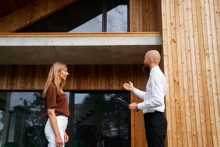 Woman Buying new House